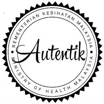 Autentik: Authentic Status logo, Ministry of Health Malaysia (KKM)