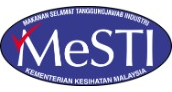 MeSTI food safety logo, Ministry of Health Malaysia